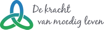 De kracht van moedig leven Logo